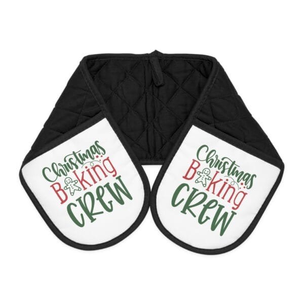 Celebrate the Season with Our Christmas Baking Crew Oven Mitts